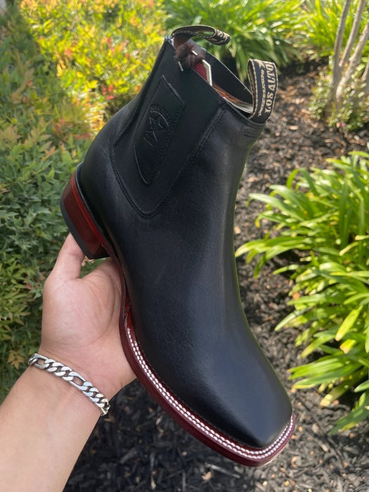 Botines Charros Punta Cuadrada Belmont Los Altos Boots