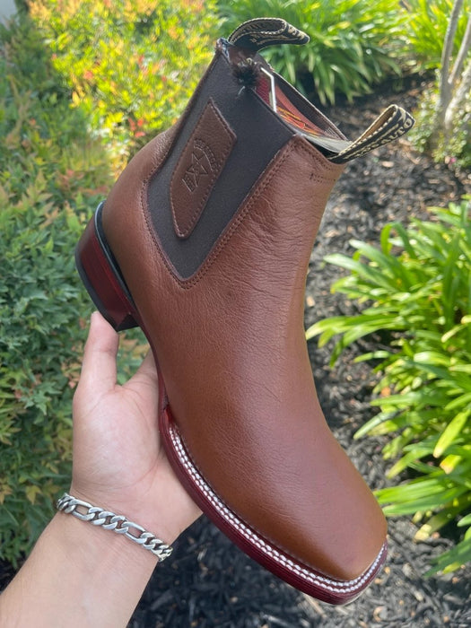 Botines Charros Punta Cuadrada Belmont Los Altos Boots