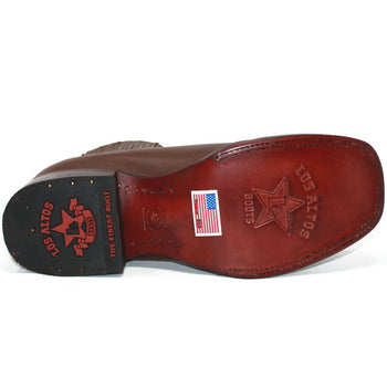 Botines Charros Punta Cuadrada Los Altos Boots LAB-82B8307 - Image 6