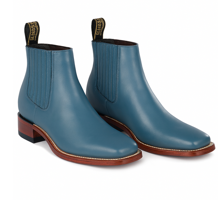 Botines Charros Punta Cuadrada Los Altos Boots LAB-82B8314