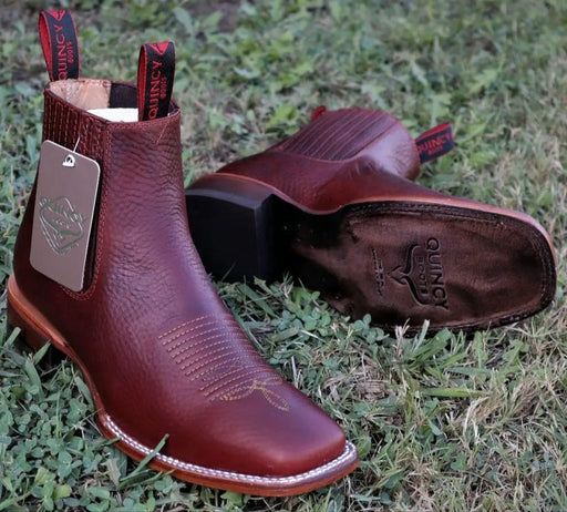 Botines Charros Quincy con Punta Cuadrada