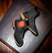 Botines Charros Quincy de Cuero con Punta Cuadrada Color Negro