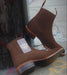 Botines Charros Quincy de Gamuza con Punta Cuadrada Cafe
