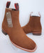 Botines Charros Quincy de Gamuza con Punta Cuadrada