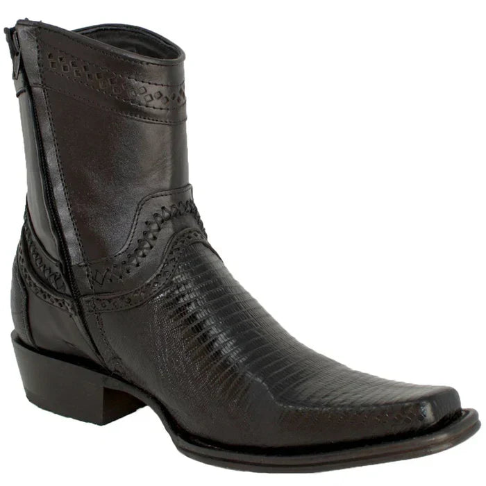 Botas de Armadillo Teju Original Punta Europea Color Negro - Los Altos Boots main image 0