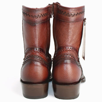 Botines de Cuero Original Punta Europea Cafe LAB-76B2716 - Image 4