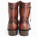 Botines de Cuero Original Punta Europea Cafe LAB-76B2716