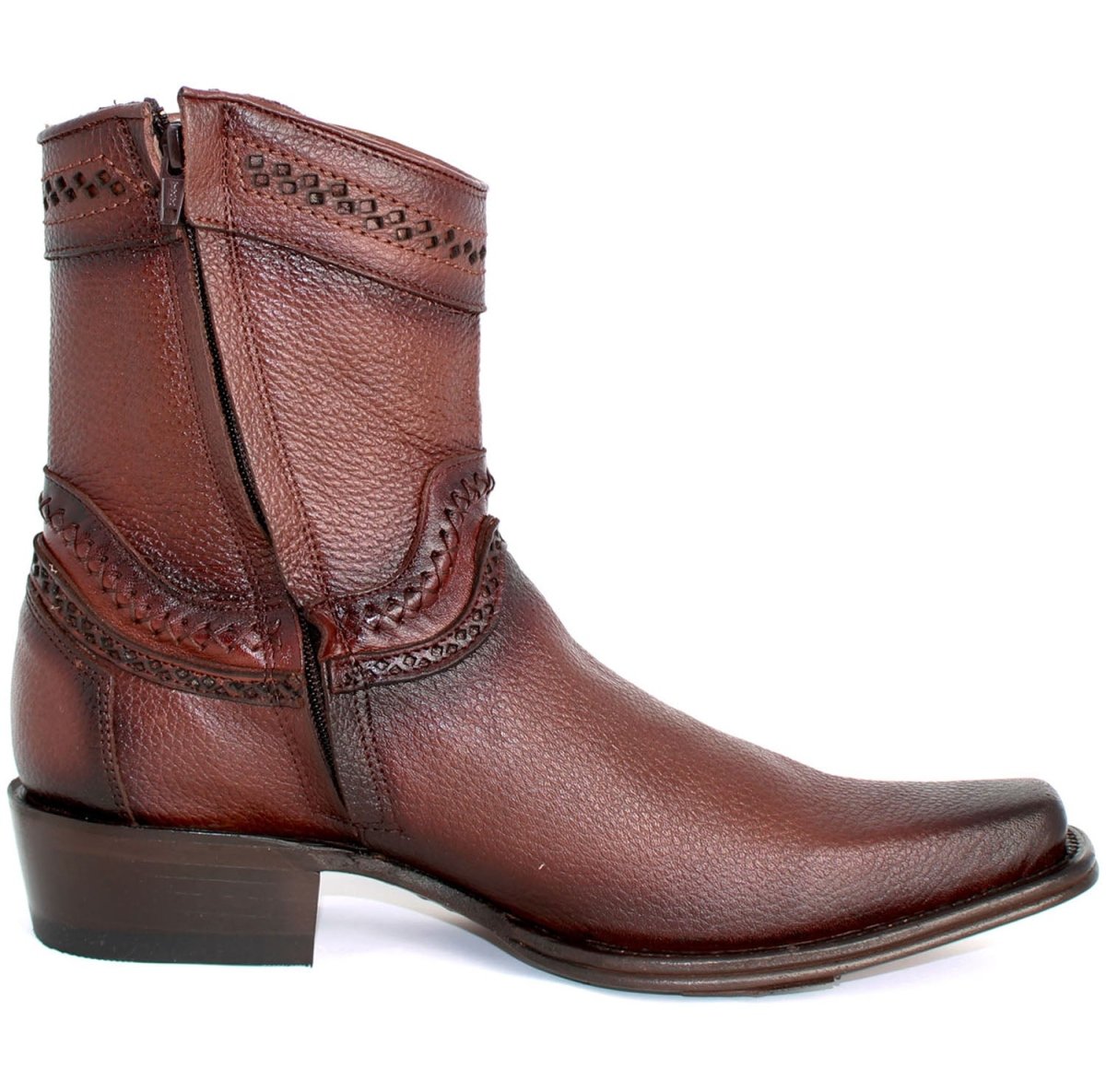 Botines de Cuero Original Punta Europea Cafe LAB-76B2716 - Image 2