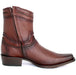 Botines de Cuero Original Punta Europea Cafe LAB-76B2716
