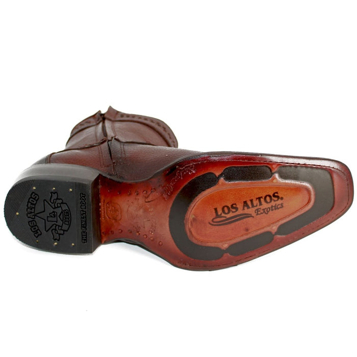 Botines de Cuero Original Punta Europea Cafe LAB