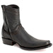 Botines de Cuero Original Punta Europea Color Negro LAB-76B2705