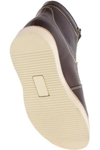 Botines de Trabajo Hammer con Doble Zipper Color CAFE