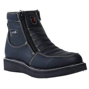 Botines de Trabajo Hammer con Doble Zipper Color Negro