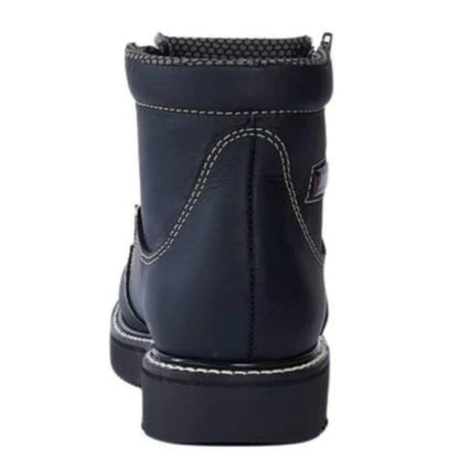 Botines de Trabajo Hammer con Doble Zipper Color Negro - Image 5
