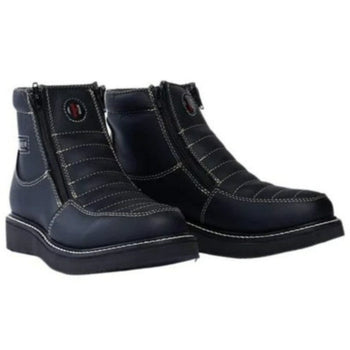 Botines de Trabajo Hammer con Doble Zipper Color Negro - Image 2
