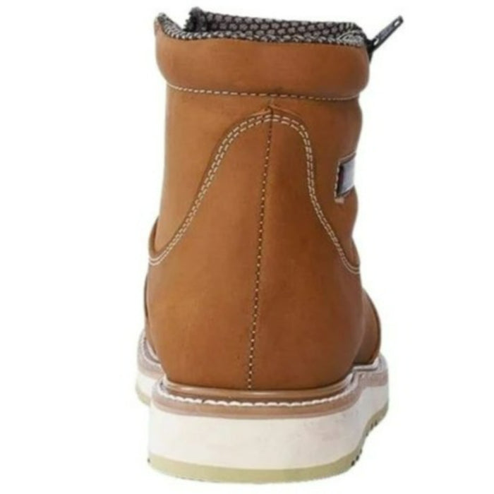 Botines de Trabajo Hammer con Doble Zipper Suela Doble Densidad Color Habana