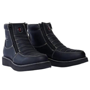 Botines de Trabajo Hammer Doble Zipper Suela Doble Densidad Color Negro