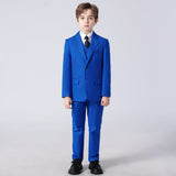 Boys Royal Blue Suits - Kind Childrent Vested Suit