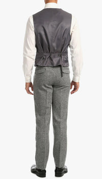 1920's Men's Clothing - Tweed Suit - Herringbone 1920s Mens Suit  - Vintage Grey Tweed  Suit - Image 7