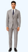 Brand: Caravelli Collezione Suit - Caravelli Suit - Caravelli italy Caravelli Men's 2 Button Light Grey  Modern Fit Suits