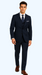 Brand: Caravelli Collezione Suit - Caravelli Suit - Caravelli Italy Caravelli Men'S 3-Piece Slim Fit 2-Button Midnight Blue Vested Dress Suit Set