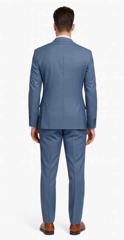 Brand: Caravelli Collezione Suit - Caravelli Suit - Caravelli italy Men's  Blue Suit - Image 2