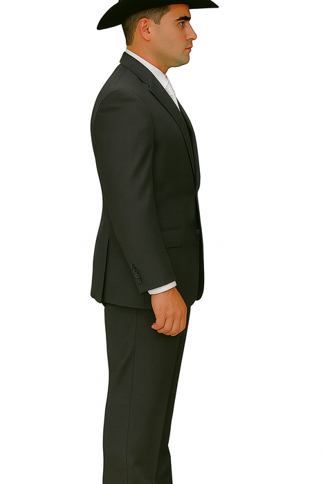 Brand: Caravelli Collezione Suit - Caravelli Suits - Caravelli italy Caravelli Men's 2 Buttons Grey 3 Piece Vested Suit