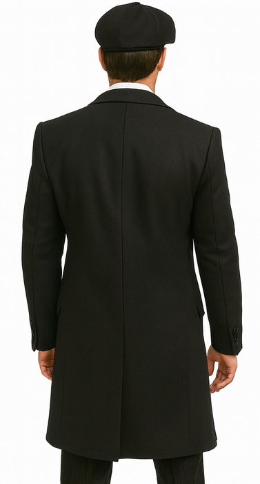 Brand New Quality 1920's English Style Peaky Blinders Style Vested Peaky Blinders Suits - Peaky Blinders Outfit + Overcoat + Hat (Peaky Blinder Custome)