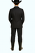 Brand New Solid Black Double Breasted Suits 100% Wool Fabric Super 150s Wide Suits Side Vent (pleated or Flat Front Pants)
