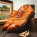 Marco Di Milano John Brandy: Luxury Leather Dress Shoes