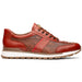 Marco Di Milano Brescia Antique Cognac Python & Calfskin Sneakers