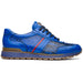 Marco Di Milano Brescia Electric Blue Python & Calfskin Sneakers