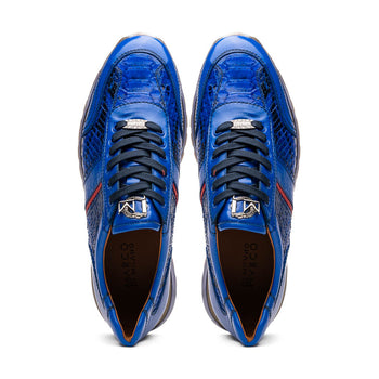 Marco Di Milano Brescia Electric Blue Leather Shoe