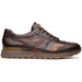 Marco Di Milano Brescia Wash Cognac Python & Calfskin Sneakers