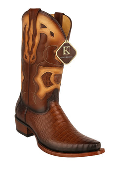 King Exotic Men's Caiman Belly Snip Toe Boots - Image 8