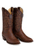 Brown Sharkskin Cowboy Boots J-Toe