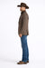 Men’s Brown Herringbone Tweed Cowboy Western Blazer – Classic Country Sport Coat Jacket for Ranch Wear,  Cowboy Jacket