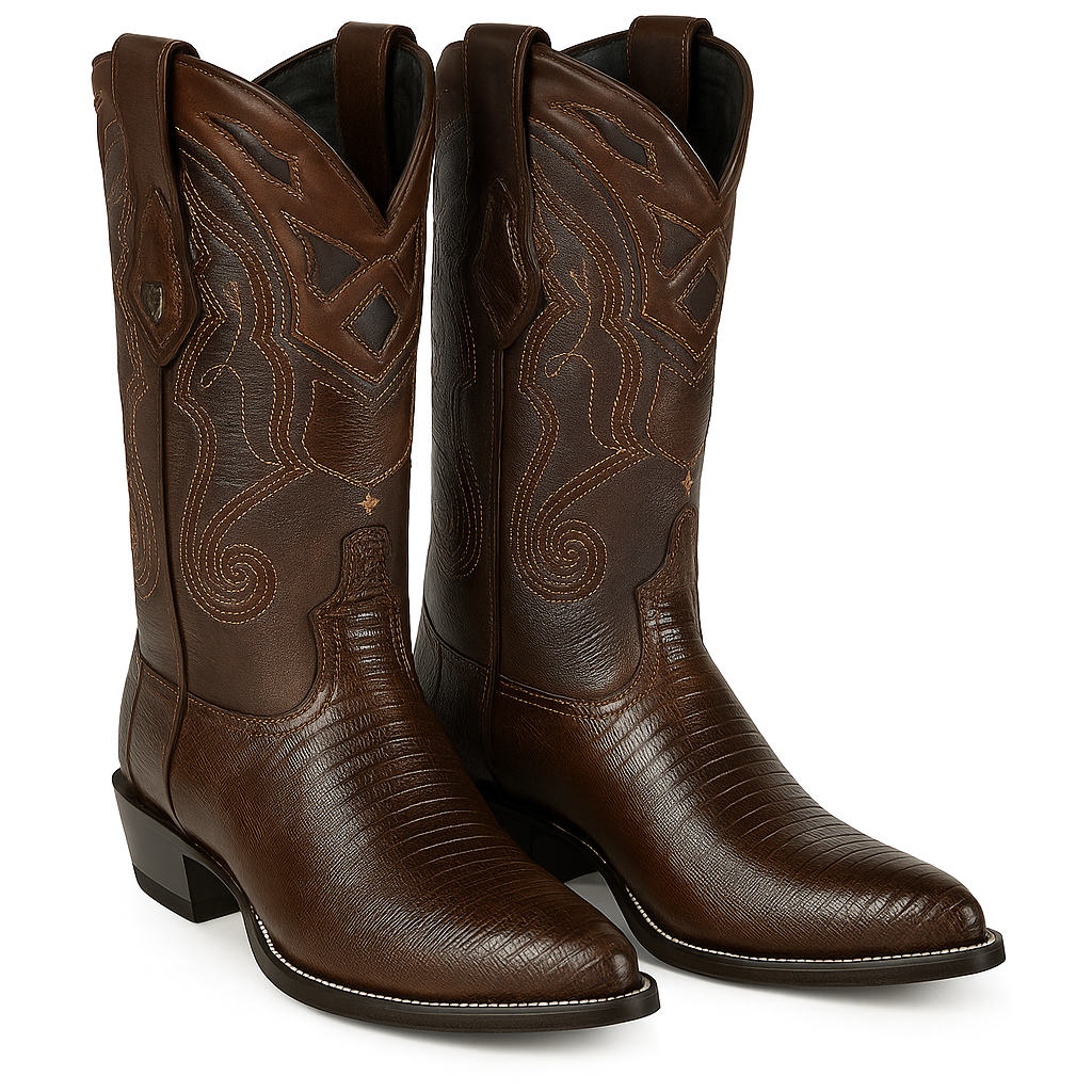 Men's Wild West Teju Lizard Skin J Toe Boots 29907 - Image 36