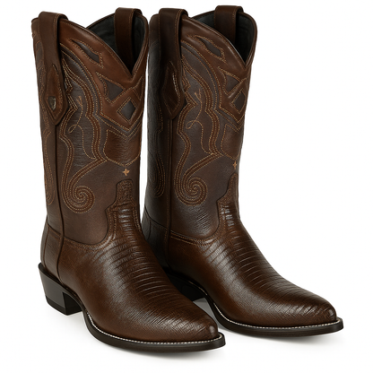 Men's Wild West Teju Lizard Skin J Toe Boots 29907 - Image 36