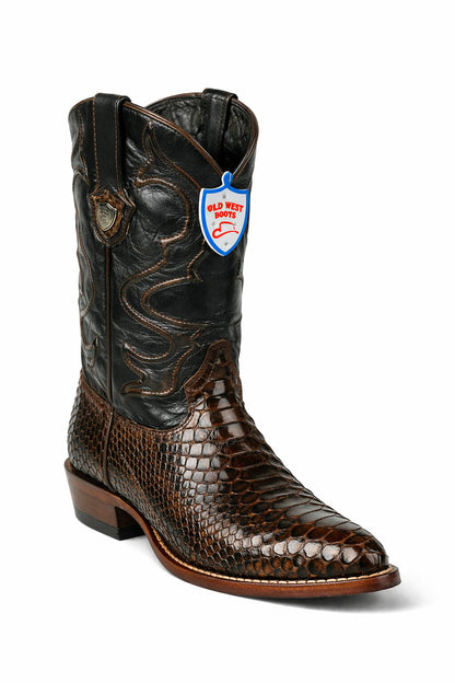 Men's Wild West Python Skin J Toe Boots 29957 - Image 25