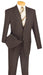 Brown Regular Fit 2 Piece Suit