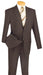 Brown Regular Fit 2 Piece Suit