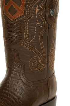 Men's Wild West Teju Lizard Skin 3X Toe Boots 29507 - Image 28