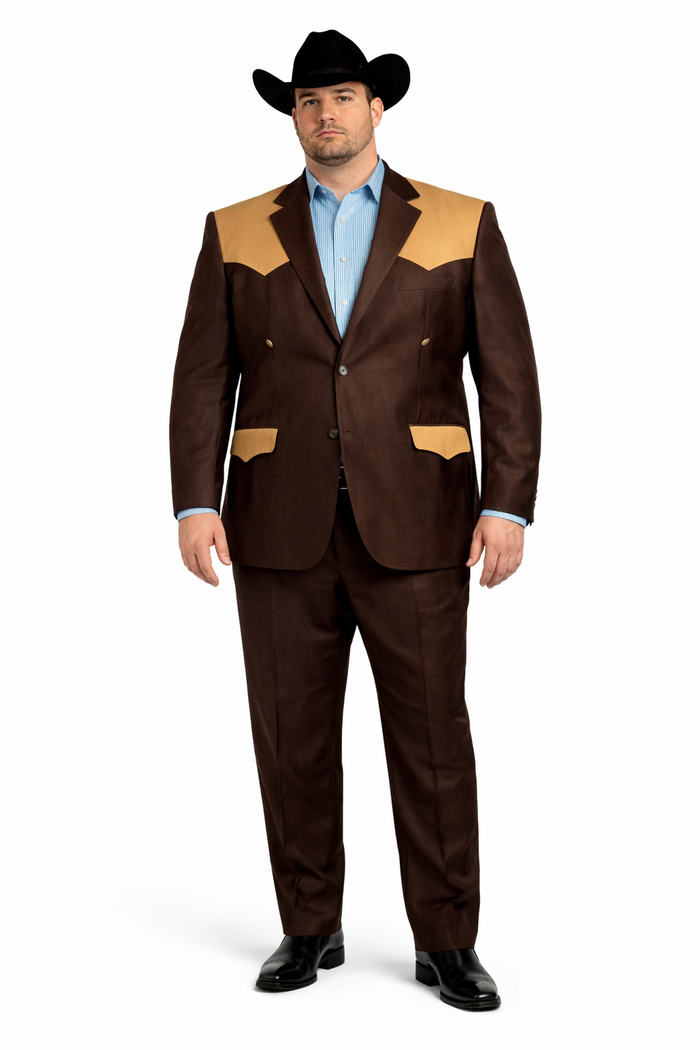Brown Wedding Suits Modern Fit