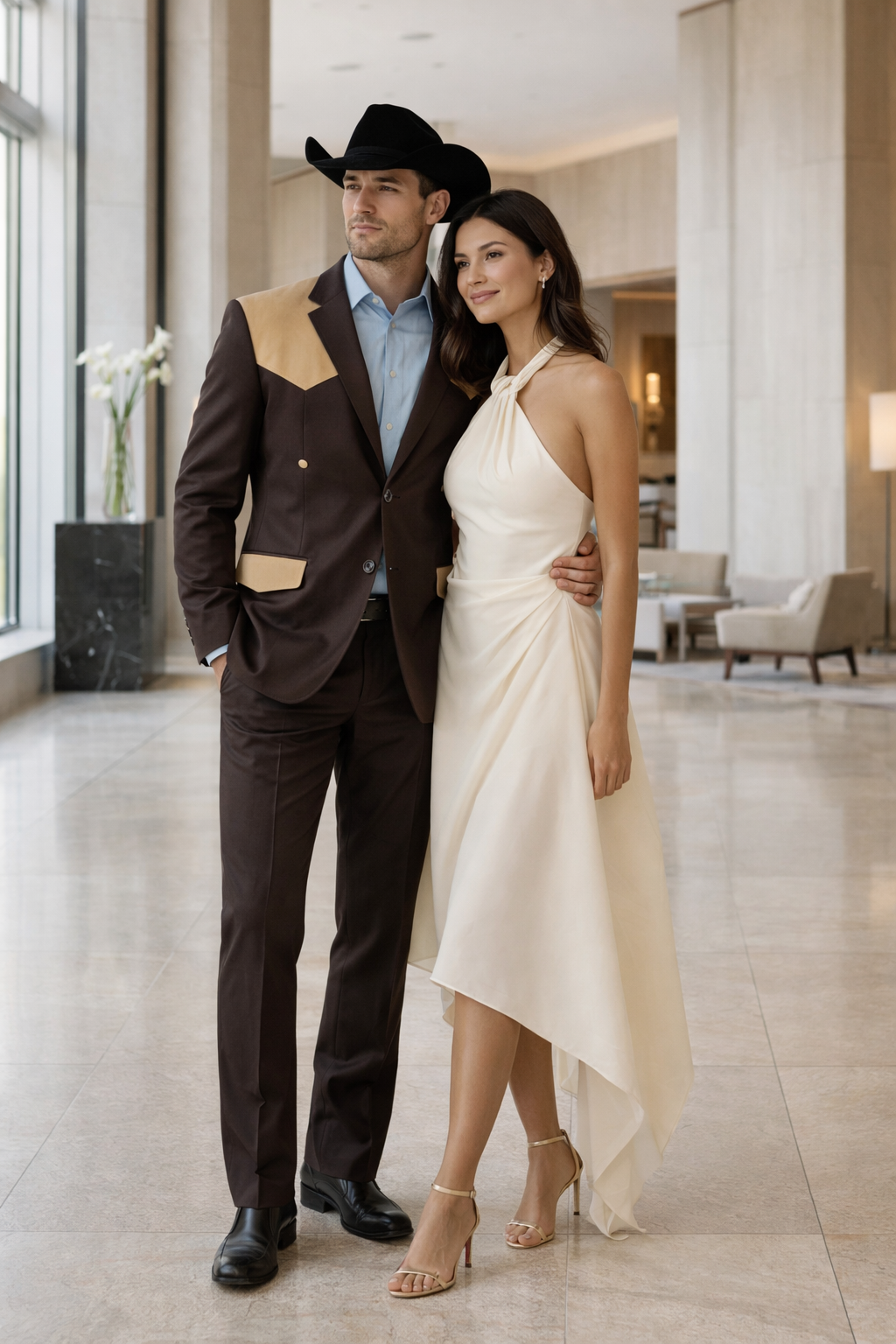 Brown Wedding Suits Modern Fit