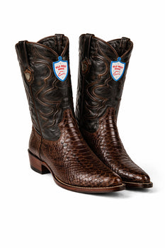 Men's Wild West Python Skin J Toe Boots 29957 - Image 30