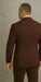 Wool Suit - Italian Made Business Suit by Statement Men's 2 Piece 100% Wool Double Breasted Suit - Micro Windowpane