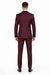 Burgundy 2 Piece Tuxedo Shawl Lapel Slim Fit