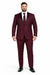 Burgundy 2 Piece Tuxedo Shawl Lapel Slim Fit