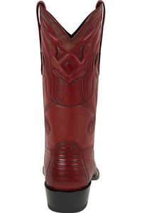 Men's Wild West Teju Lizard Skin J Toe Boots 29907